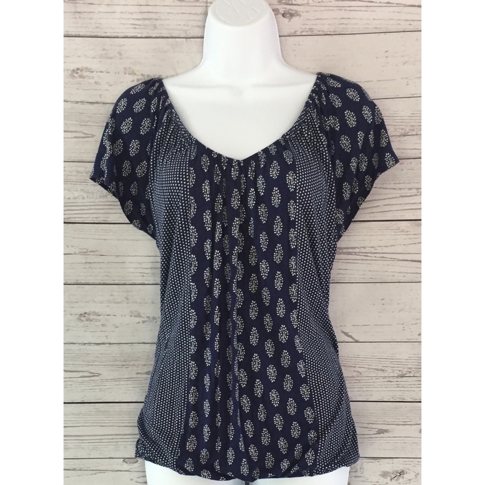 Old Navy - Navy Floral Blouse
